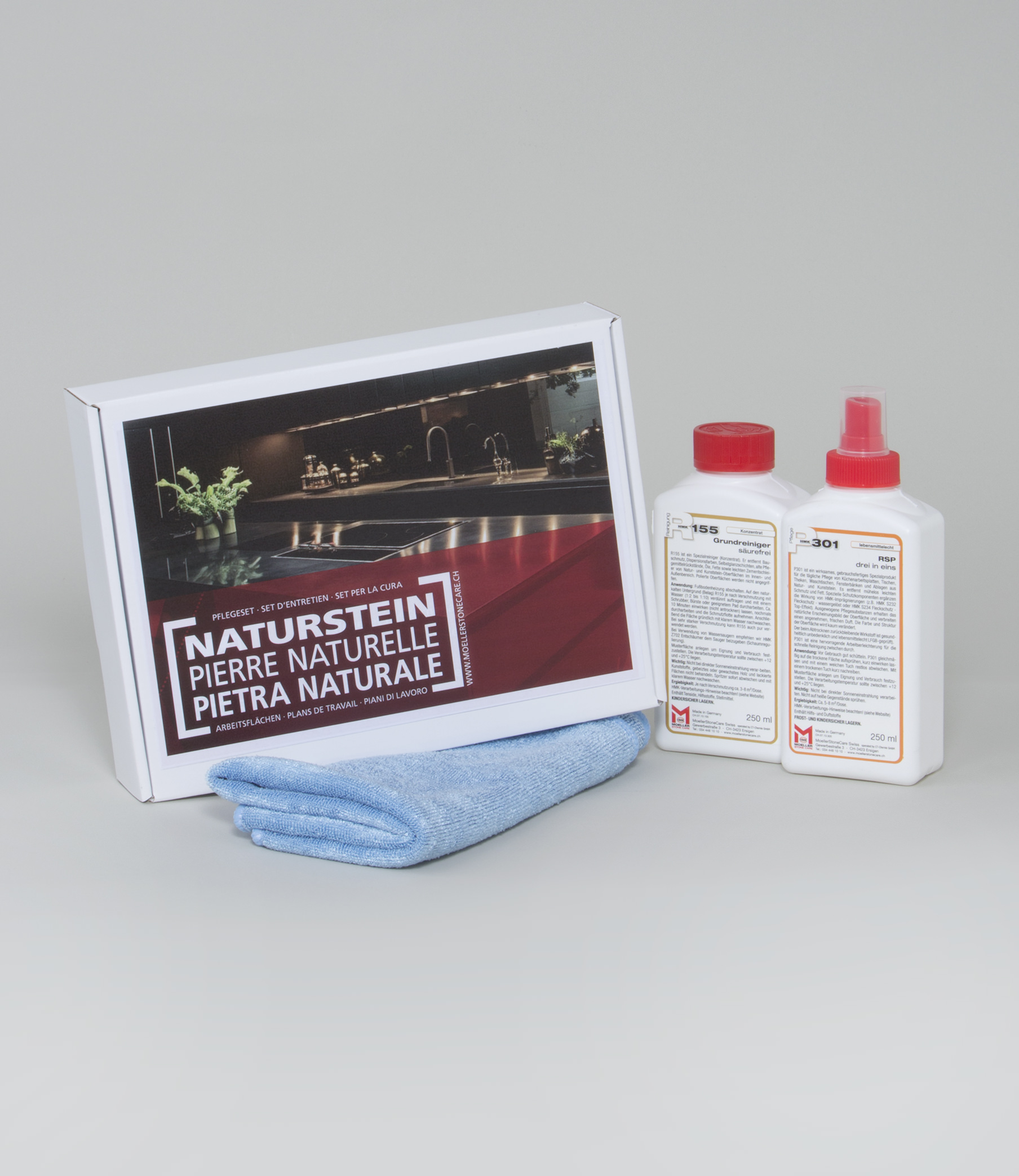 HMK Set 09 -Pflegeset Naturstein